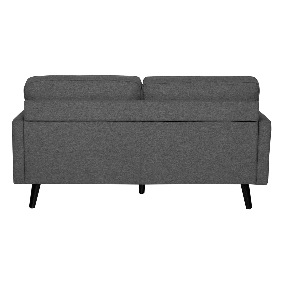 Lexi Fabric Sofa Couch 2.5 Seater Dark Grey