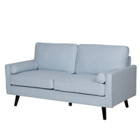 Lexi Fabric Sofa Couch 2.5 Seater Light Blue