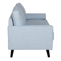 Lexi Fabric Sofa Couch 2.5 Seater Light Blue