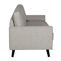 Lexi Fabric Sofa Couch 2.5 Seater Light Grey