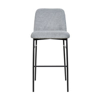 Libra 2pc Set Bar Stool Dining Chair Grey