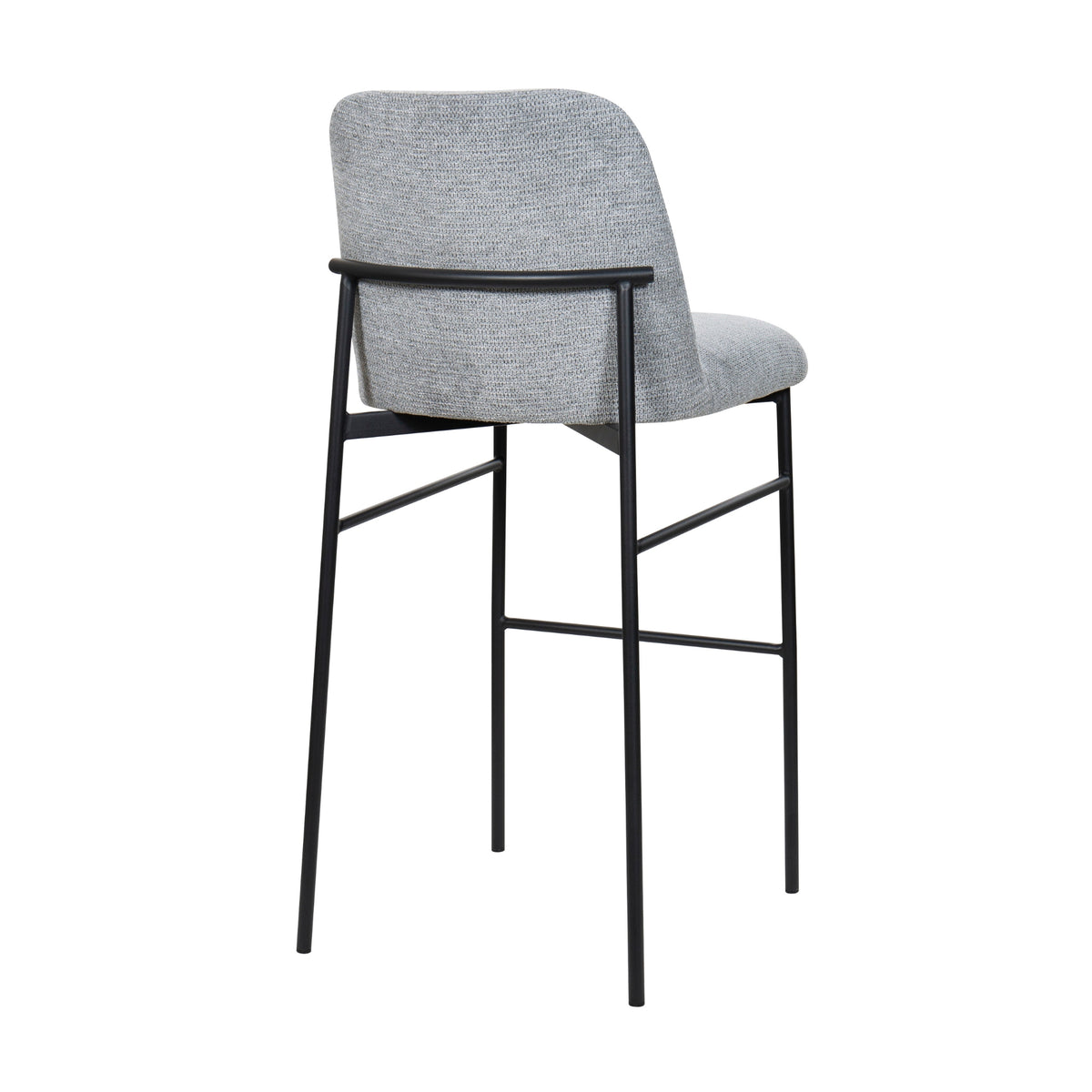 Libra 2pc Set Bar Stool Dining Chair Grey