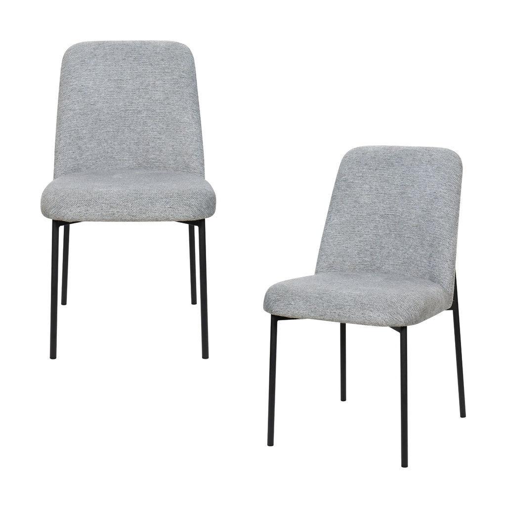 Libra 2pc Set Dining Chair Grey