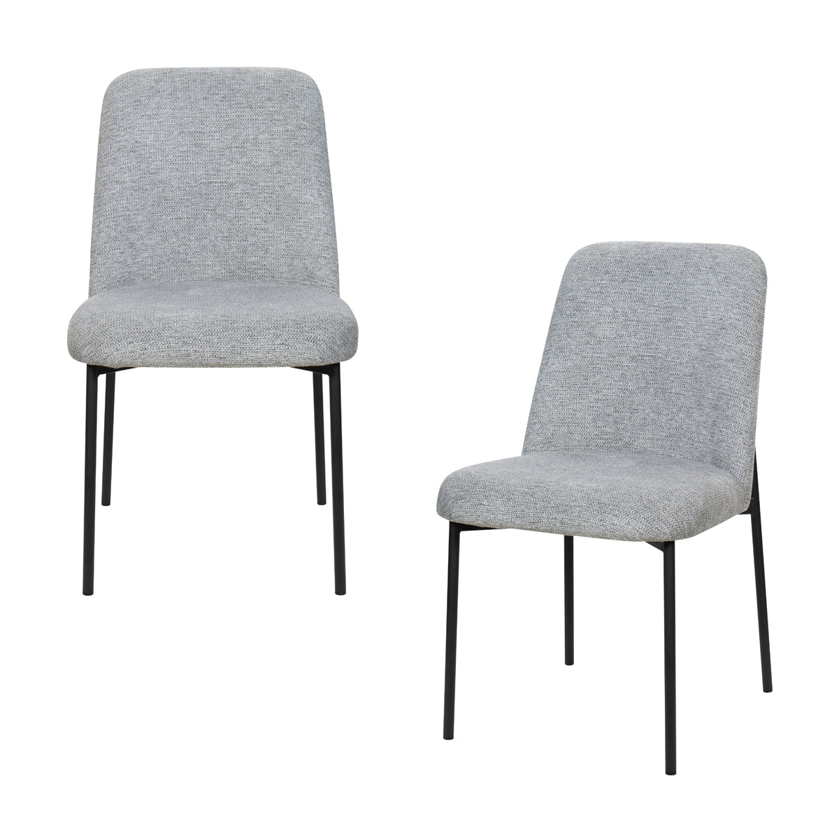Libra 2pc Set Dining Chair Grey