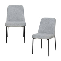 Libra 2pc Set Dining Chair Grey