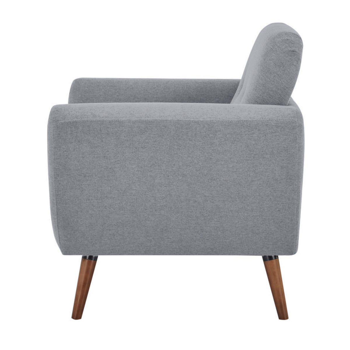 Lilliana Fabric Sofa Armchair Light Grey