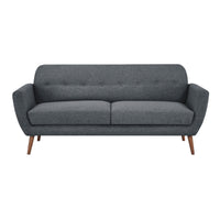 Lilliana Fabric Sofa 3 Seater Dark Grey