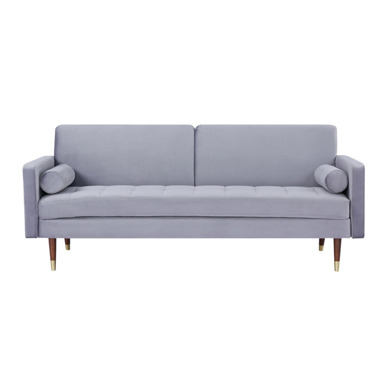 Livia 3 Seater Fabric Sofa Bed Grey 