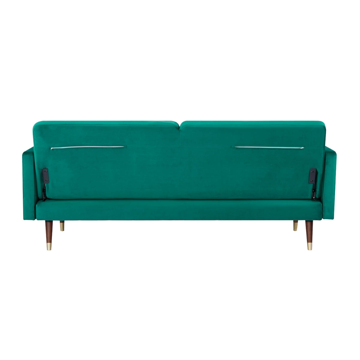 Livia 3 Seater Fabric Sofa Bed Green 