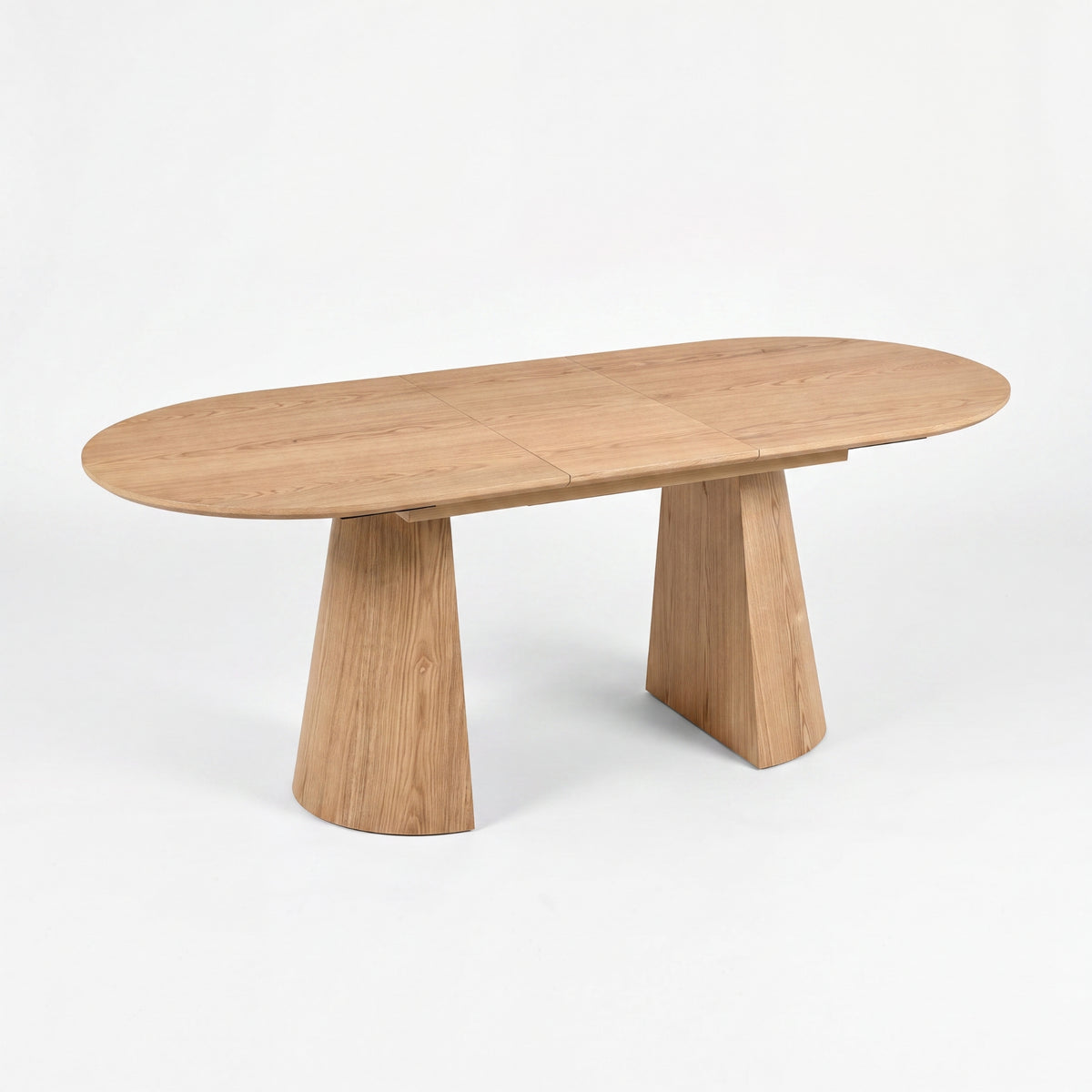 Lokley Oval Dining Table 160-200cm Extension Oak