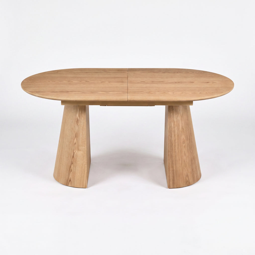 Lokley Oval Dining Table 160-200cm Extension Oak