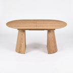 Lokley Oval Dining Table 160-200cm Extension Oak