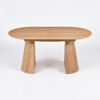 Lokley Oval Dining Table 160-200cm Extension Oak