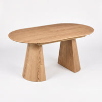 Lokley Oval Dining Table 160-200cm Extension Oak