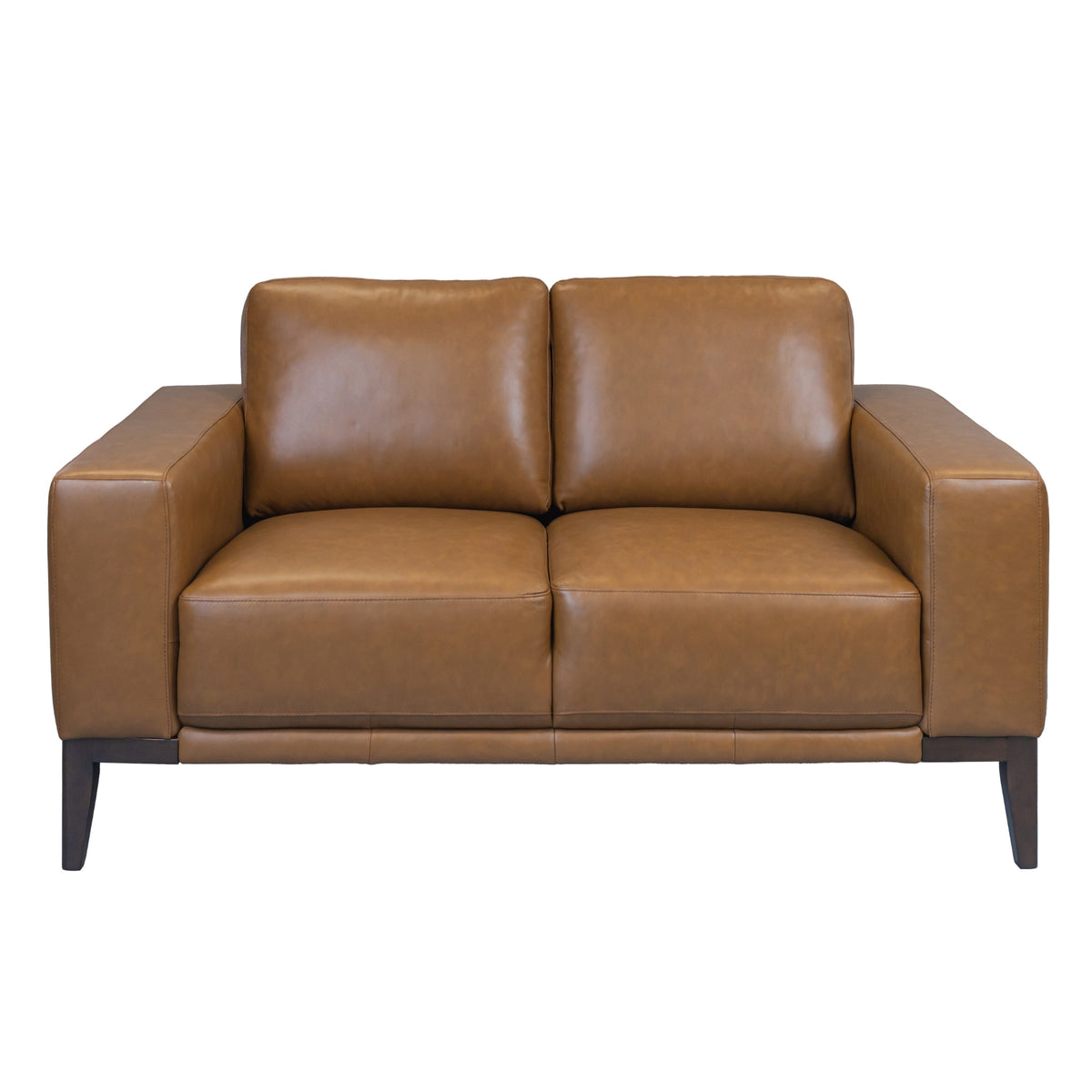 Lorenzo Leather Sofa 2 Seater Tan