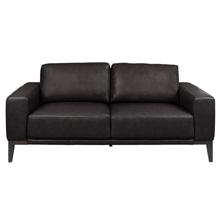 Lorenzo Leather Sofa 3 Seater Chocolate