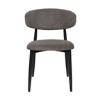 Louie 2pc Dining Chair Black Dark Grey
