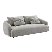 Luca 3 Seater Chenille Sofa Almond