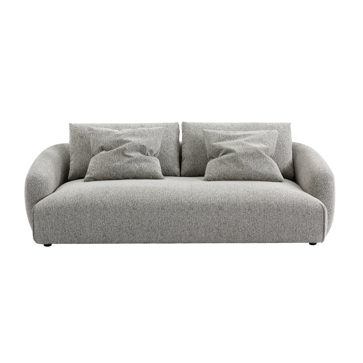 Luca 3 Seater Chenille Sofa Almond