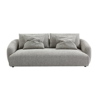 Luca 3 Seater Chenille Sofa Almond