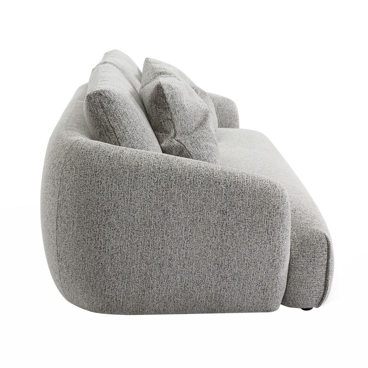 Luca 3 Seater Chenille Sofa Almond
