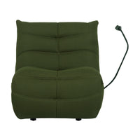 Lucas Recliner Gaming Chair Swivel USB Powered Port Green
