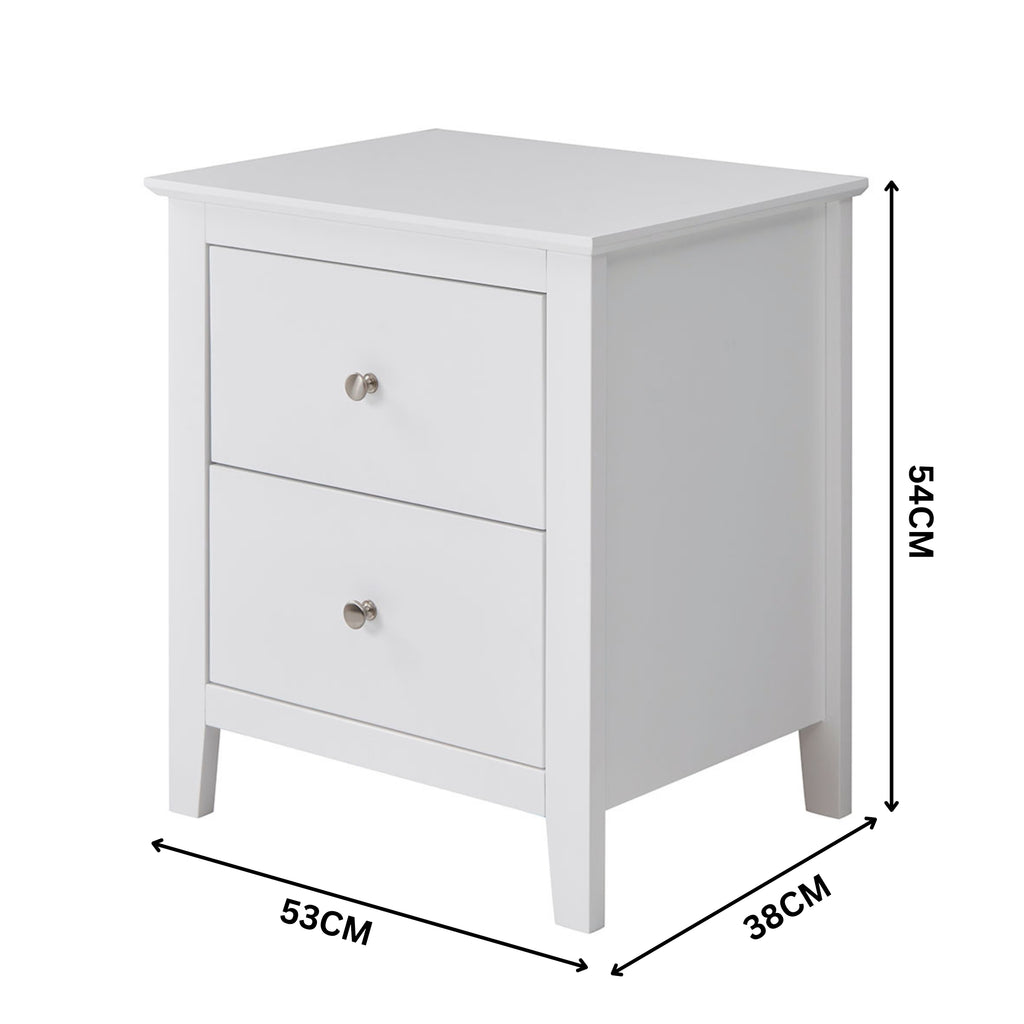 Luna Bedside White