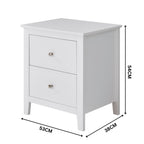 Luna Bedside White