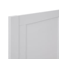 Luna King Bed Frame Storage Drawer White