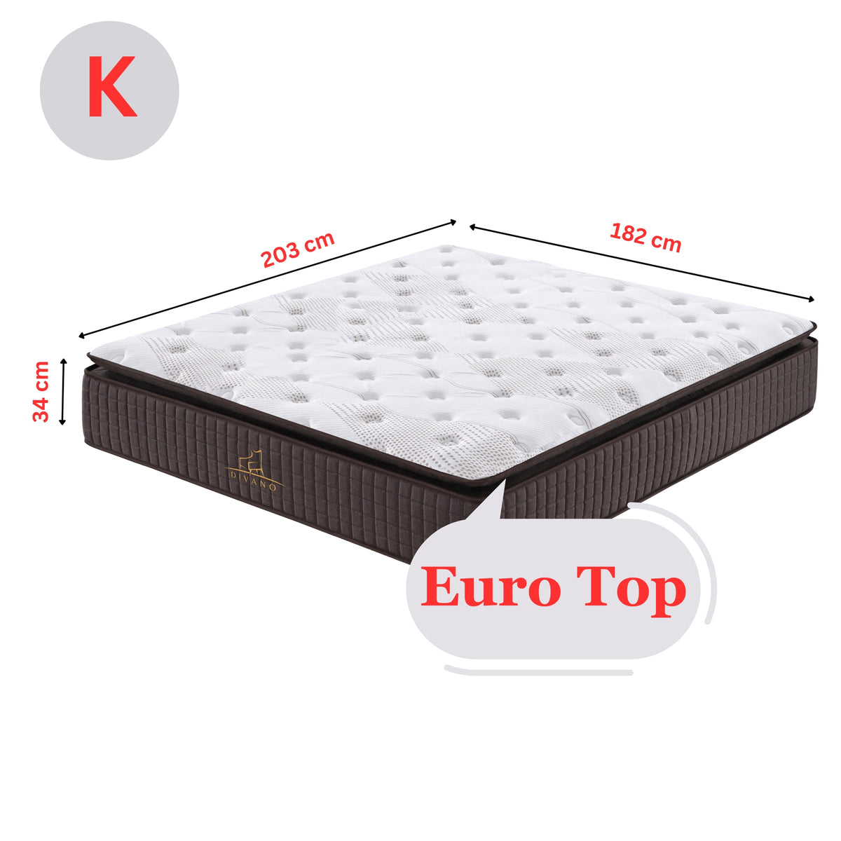 Luxe Dreams 7 Zones Pocket Spring Premium Mattress King 