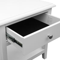 Maison Hampton Bedside Table White