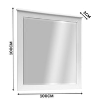 Maison Hampton Dresser Mirror Set White