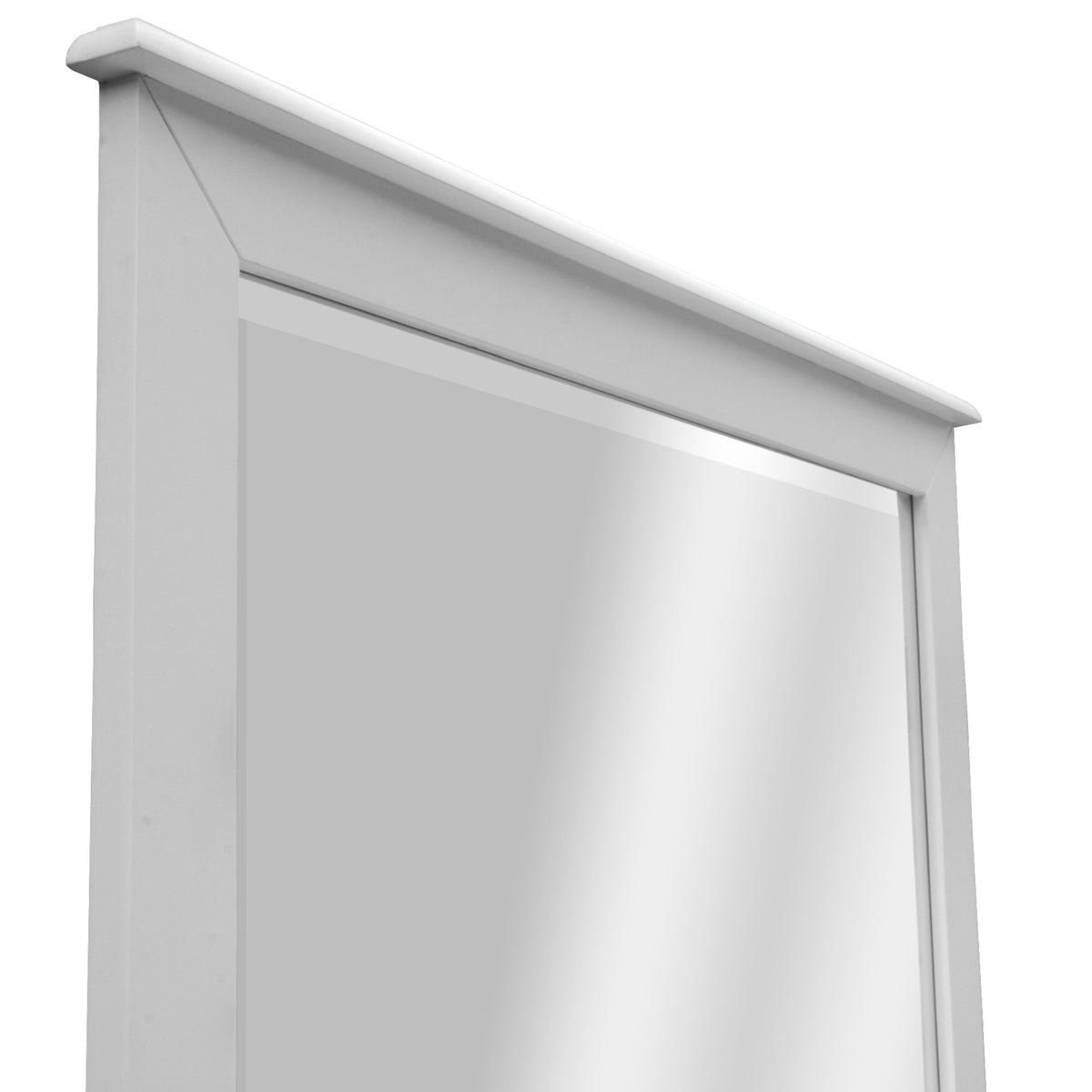 Maison Hampton Dresser Mirror Set White