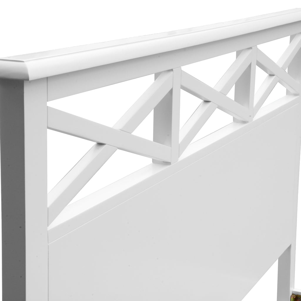 Maison Hampton King Bed Frame White