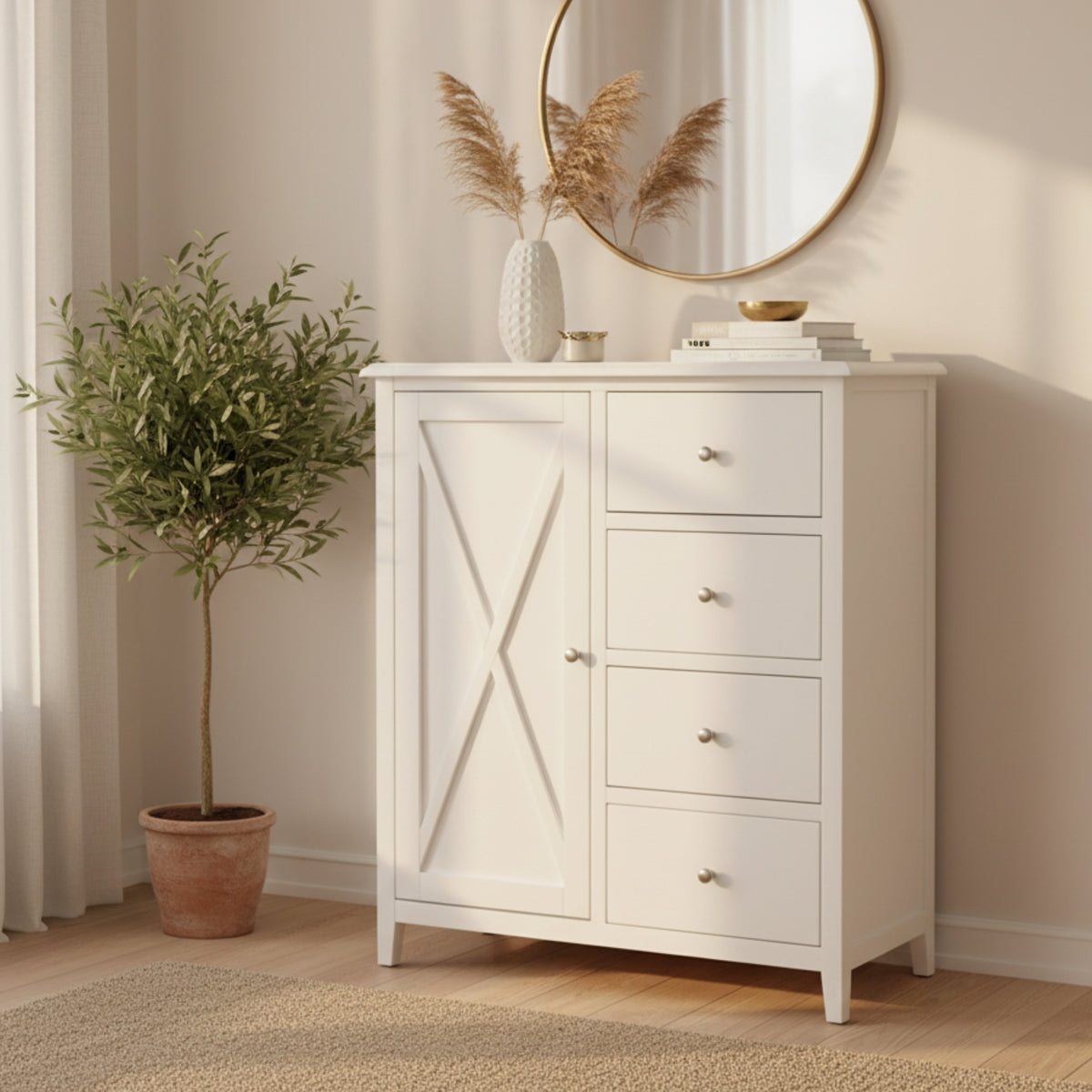 Maison Hampton Tallboy White