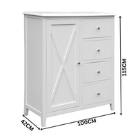 Maison Hampton Tallboy White