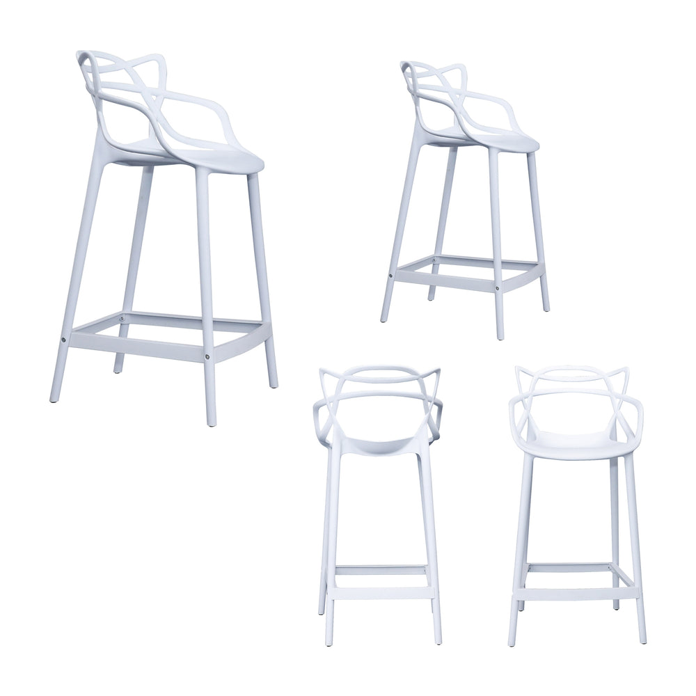 Manly Set of Bar Stool Seat White – Divano Furniture