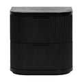 Manna Bedside Table Black