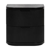 Manna Bedside Table Black