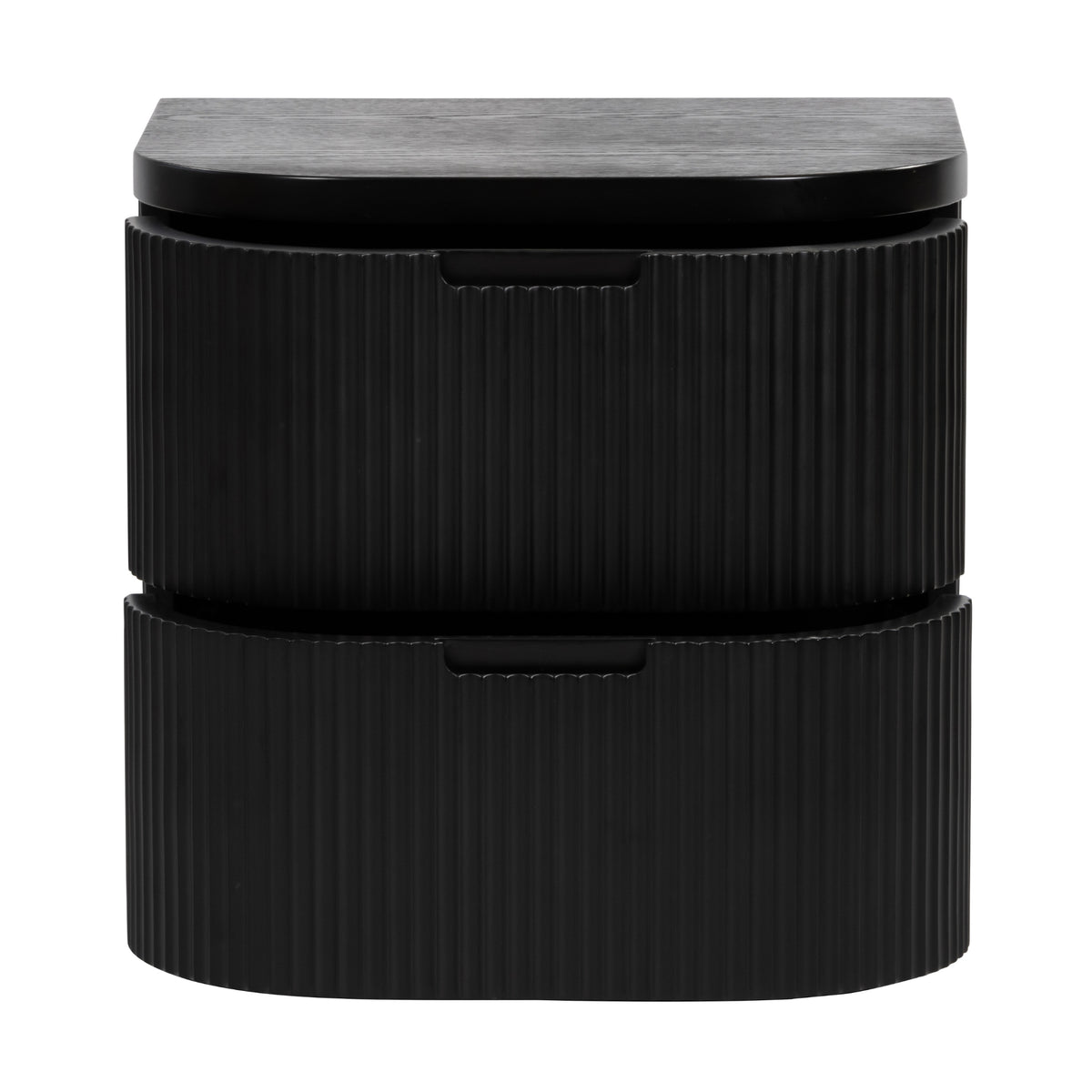 Manna Bedside Table Black