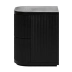 Manna Bedside Table Black