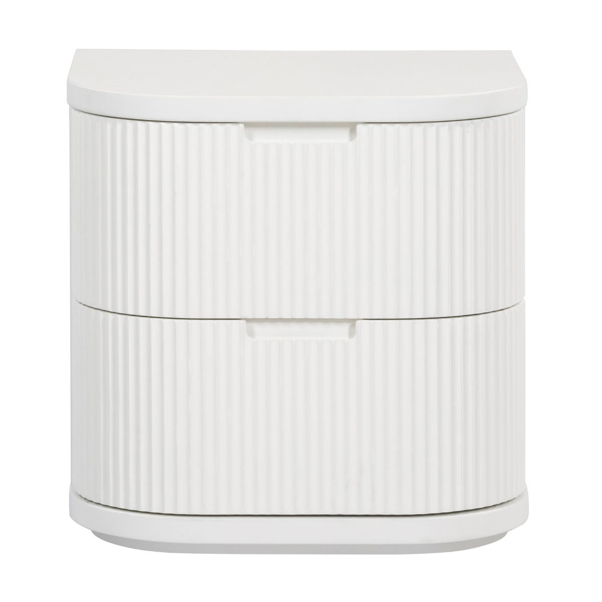 Manna Bedside Table White