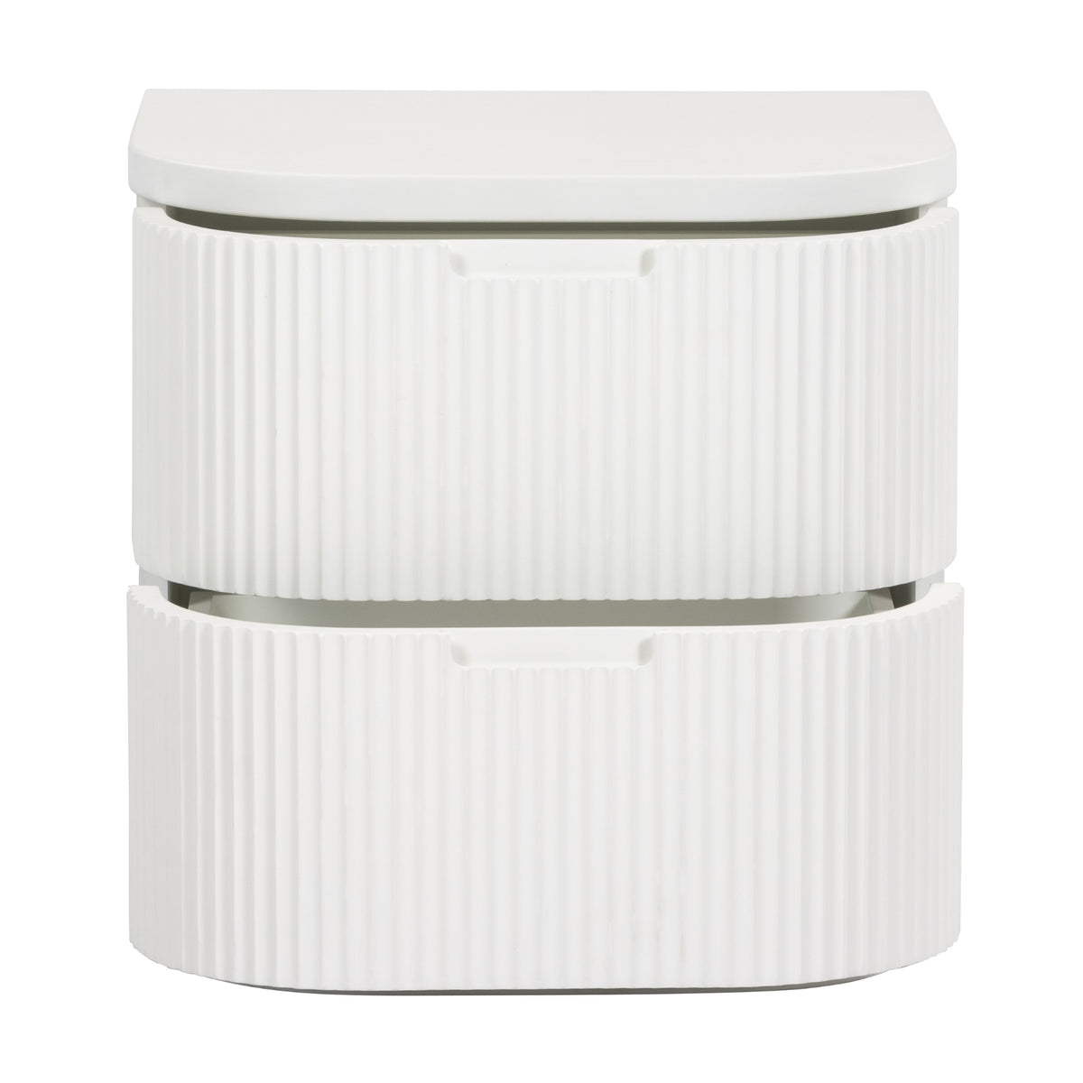 Manna Bedside Table White