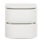 Manna Bedside Table White