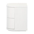 Manna Bedside Table White