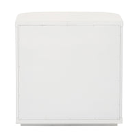 Manna Bedside Table White