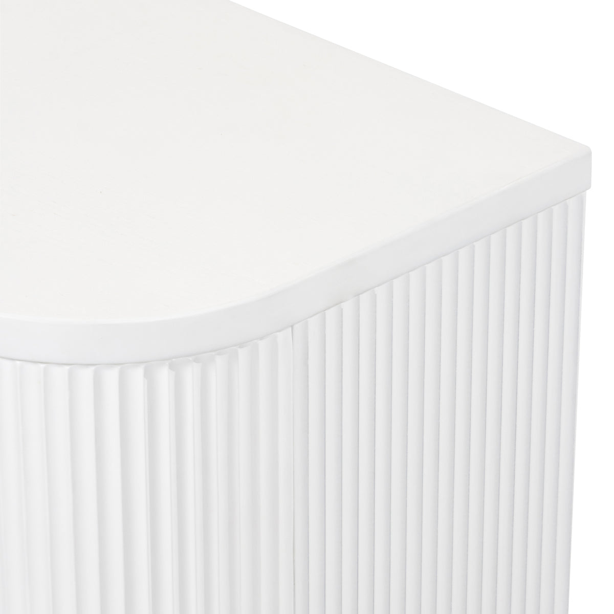 Manna Bedside Table White