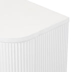 Manna Bedside Table White