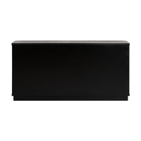 Manna Dresser Fluted Chest of Drawer Black
