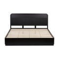 Manna King Bed Fluted Frame Black